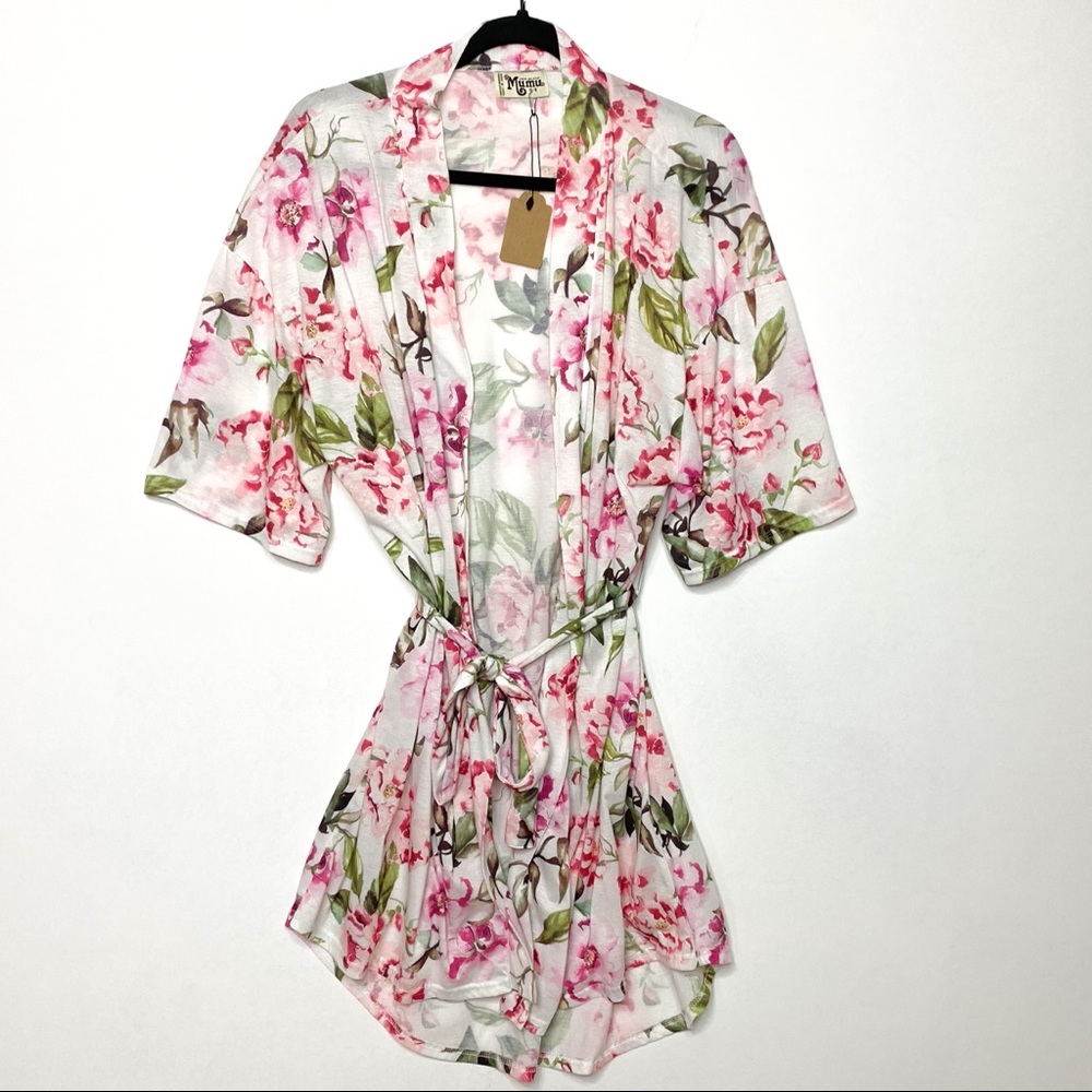 Show Me Your Mumu Floral Belted Robe
